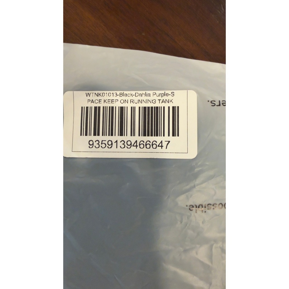LSKD Pace Keep on Running Tank Black Dahlia Purple WTNK01013 Small NWT NEW - Picture 11 of 16